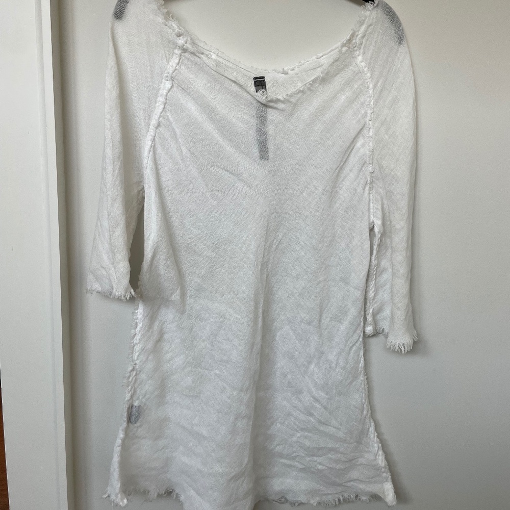 JAGA linen shirt in White